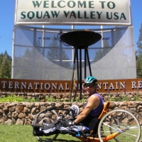 Handcycling in Tahoe, No Barriers Festival (2007).