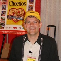 What an honor to appear on a Cheerios box (2009).