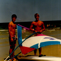 I have always loved the freedom of movement on the water. Cape Cod (1990).