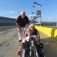 It's always special  when family and friends come out to see me race. Dad and Mom caught me at the first time trial of the 2014 season at Charlotte Motor Speedway.